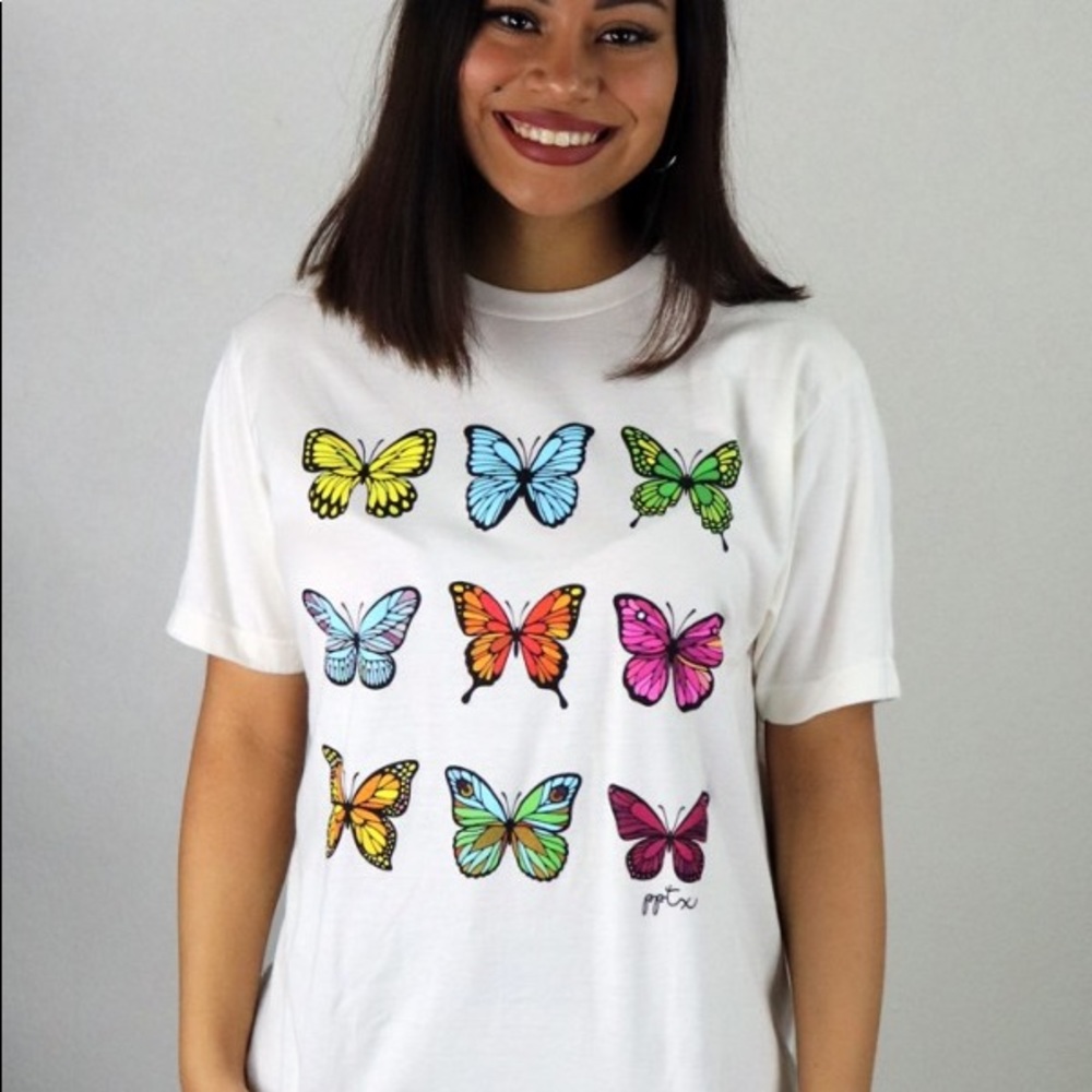 Butterfly graphic tee